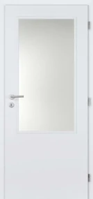 Doornite Interiérové dvere 2/3 sklo, 60 P, 620 × 1 970 mm, lakované, pravé, biele, presklené