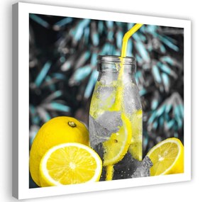 Obraz na plátně Citronový nápoj - 60x60 cm
