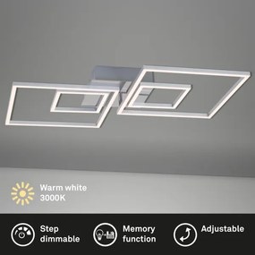 Briloner - LED Stmievateľné stropné svietidlo FRAMES LED/40W/230V