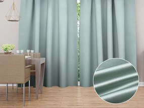 Biante Saténový záves LUX-003 Ľadovo zelený 140x140 cm
