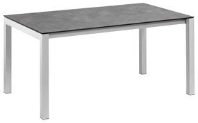 Cubic HPL rozťahovací stôl strieborný/antracit 160-220-280 cm