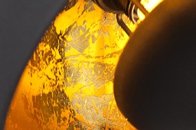Závesná lampa Studio 3 black gold