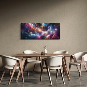 Obraz - Temný vesmír (120x50 cm)