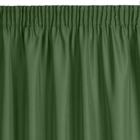 Zelený jednofrebný záves 140 x 175 cm