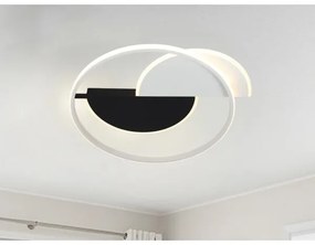 LED Stmievateľné svietidlo LED/70W/230V 3000-6500K biela/čierna + diaľkové ovládanie