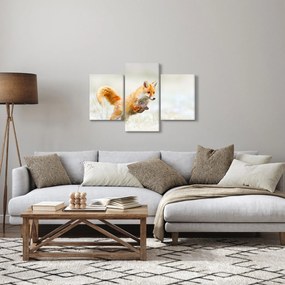 Obraz - Skákajúca líška (90x60 cm)