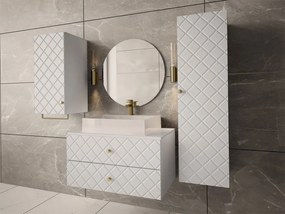 Kúpeľnová zostava Rilonis I, Sifón: bez sifónu, Umývadlo: nie, Farba: biela