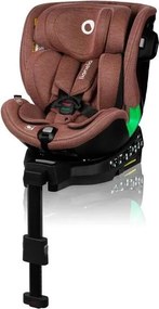Lionelo - Otočná autosedačka so základňou HARMONY i-Size 40-150 cm tehlová
