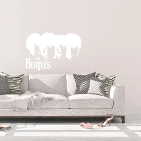Sablio Samolepka na stenu: Beatles 2 - 60x41 cm