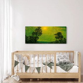 Obraz - Imitator of Ralph Albert Blakelock, Moonlight, reprodukcia (120x50 cm)