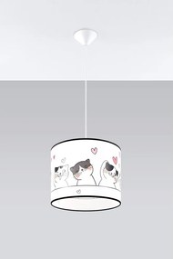 Biele detské svietidlo Puss – Sollux