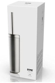 WC kefa z nehrdzavejúcej ocele v matne striebornej farbe Ume – Zone