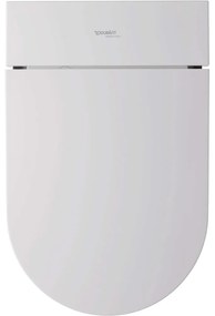 DURAVIT SensoWash Starck f Pro Compact elektronický bidet s keramikou, Rimless, 378 x 575 mm, biela, s povrchom HygieneGlaze, 650002012004300