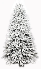 Vianočný zasnežený stromček so stojanom Cardiff, 150 cm