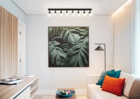 BERGE Stropné svietidlo VIKI 8x E27 čierne