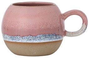 Ružový hrnček z kameniny 410 ml Paula – Bloomingville