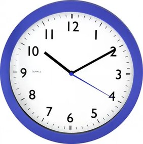 Nástenné hodiny MPM, 2476.30.A - modrá, 28cm