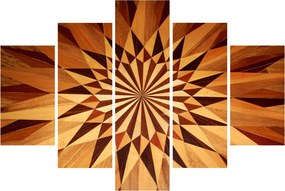 Obraz - Drevená koláž (150x105 cm)