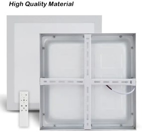 Brilagi-LED Stmievateľné kúpeľňové svietidlo FRAME SMART LED/24W/230V IP44 biele + diaľkové ovládanie