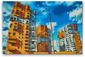 Gario Diamantové maľovanie Mesto Gdaňsk Rozmery: 120 x 80 cm, Rámovanie: Iba zrolované plátno, Diamanty: Okrúhle