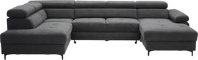 XXXLutz SEDACIA SÚPRAVA, textil, grafitová Stylife - Sedačky - 000812012701