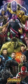 Plagát, Obraz - Marvel: Avengers - Infinity War, (53 x 158 cm)