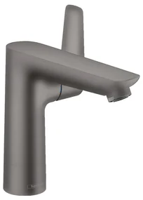 Hansgrohe Talis E, páková umývadlová batéria 150 s odtokovou súpravou s ťahadlom, kefovaná čierna chrómová, HAN-71754340