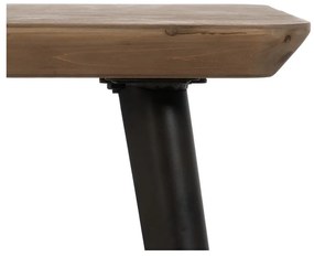 Hnedý konferenčný stolík z jedľového dreva 60x120 cm Paul – Ixia