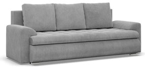 Trojmiestna rozkladacia sedačka FORESTA sivá