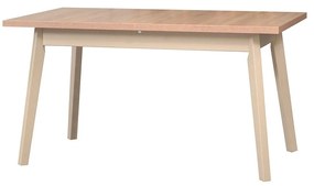 Stôl Harry 80 x 140+180 V (dub grandson L) (biela). Vlastná spoľahlivá doprava až k Vám domov. 1059241