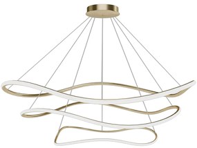 Toolight Toolight, stropné svietidlo 80cm, 24W, 3000K, LHJ018-CP3, zlatá, OSW-50008