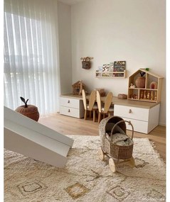 Béžový prateľný ručne tkaný bavlnený koberec 170x240 cm Kaarol Earth – Lorena Canals