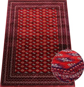 BE Koberec Abu Dhabi 6276 RED – červený obdĺžnikový Rozmer: 120x180 cm