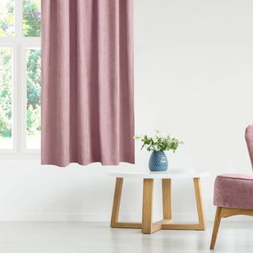 Záves Homede Milana s riasiacou páskou Wave 7 cm ružový