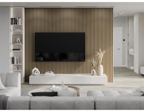 Mexen Lam-B, akustické stenové lamely 275 × 30 cm, HDF doska 4 mm, technická dyha, dub ušľachtilý, S100-275307-3015-004