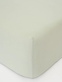Jersey plachta do postieľky Classic 70 × 140 cm - šalviová