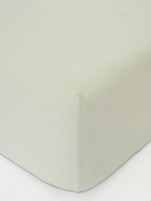 Jersey plachta do postieľky Classic 70 × 140 cm - šalviová