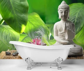 Gario Fototapeta Zenová figúrka Budha Materiál: Vliesová, Rozmery: 450 x 315 cm