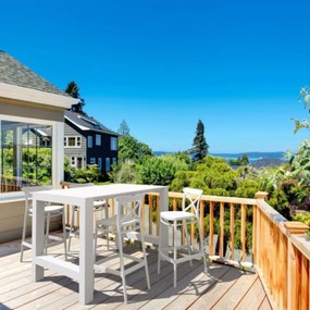 CROSS BAR 75 záhradná barová stolička white