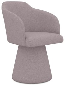 Čalúnené jedálenské kreslo v levanduľovej farbe Kanoa – Makamii