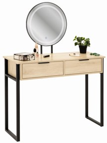 Dekorstudio Toaletný stolík s LED zrkadlom v štýle LOFT