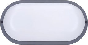Solight WO749-G- LED Vonkajšie nást. svietidlo LED/20W/230V 4000K IP54 šedá oválny