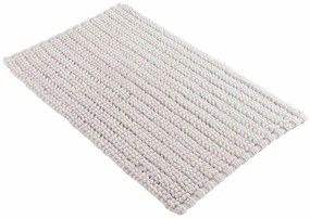 Biela kúpeľňová predložka 50x80 cm Voltis – douceur d'intérieur