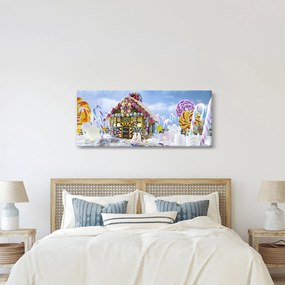 Obraz - Perníková chalúpka (120x50 cm)