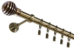 Garniž 240cm I luka fi 25 starožitné zlato