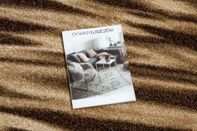 Behúň KARMEL FRYZ - ARABICA hnedý