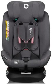 Lionelo - Otočná autosedačka s bázou BASTIAAN ONE i-Size 40-150 cm Pink Rose