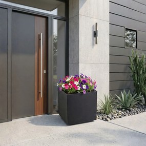 Květináč na kolečkách BETONIQUE 40x40 cm beton černý