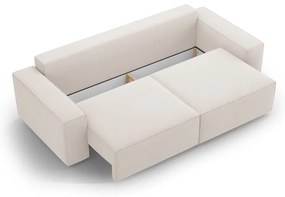 Béžová rozkladacia pohovka 247 cm Jodie – Micadoni Home