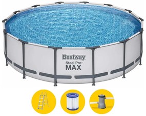 Rámový bazén s filtráciou a rebríkom, 366x100cm | Bestway
